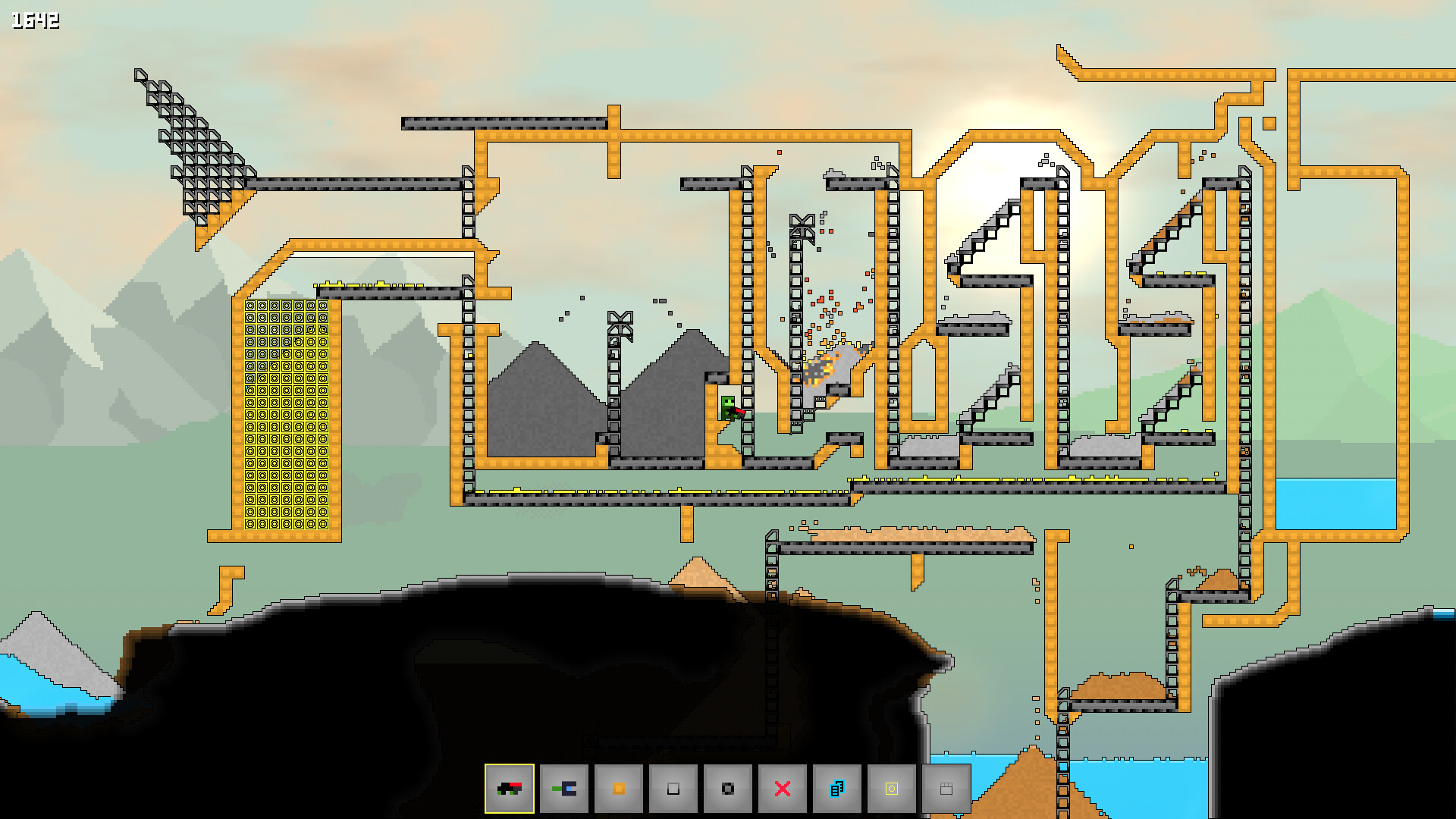 Sandustry factory automation gameplay
